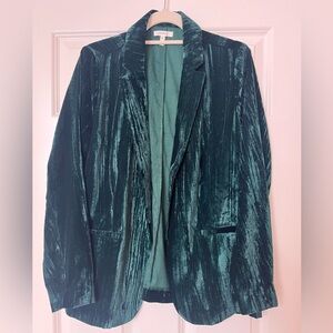 Maurices Green Velvet Blazer